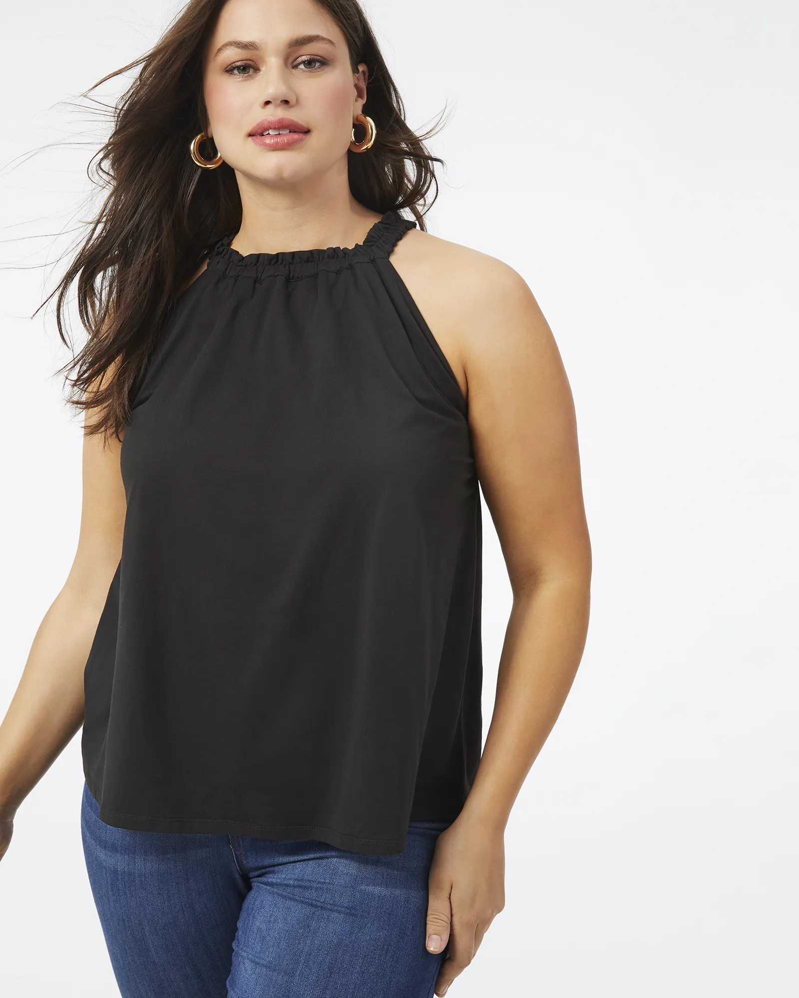 Sasha Halter Tank | Black