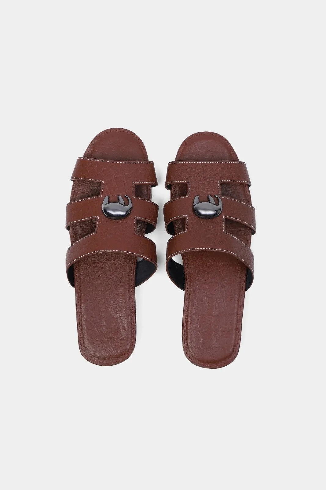 Tan Lattice Resort Mules