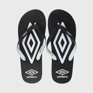 Umbro Mens Big Double Diamond Flip Flops _ 171100 _ Black