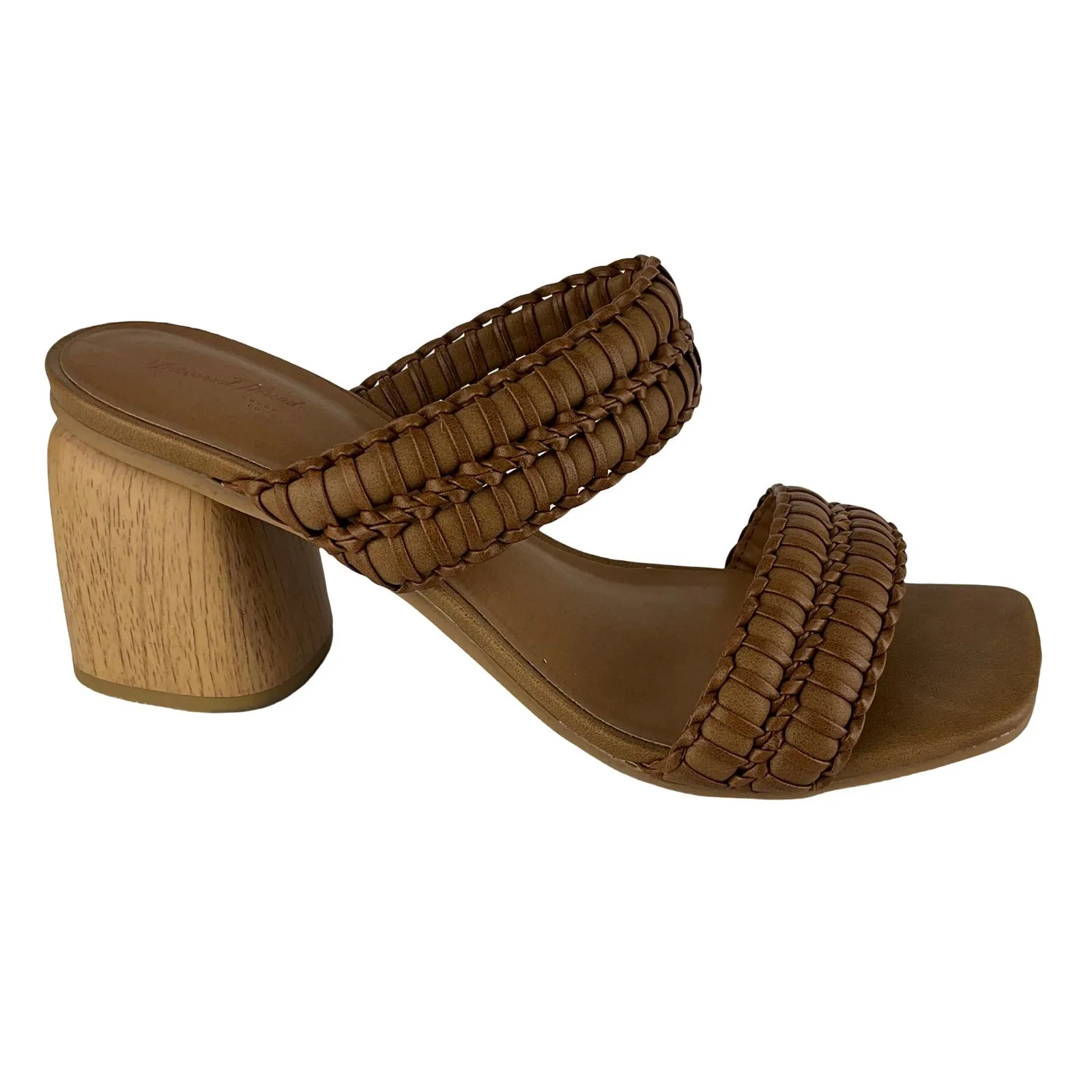 Universal Thread Women's Chunky Block High Slip On Heels SandalSz 9.5M Pre-Owned