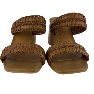 Universal Thread Women's Chunky Block High Slip On Heels SandalSz 9.5M Pre-Owned