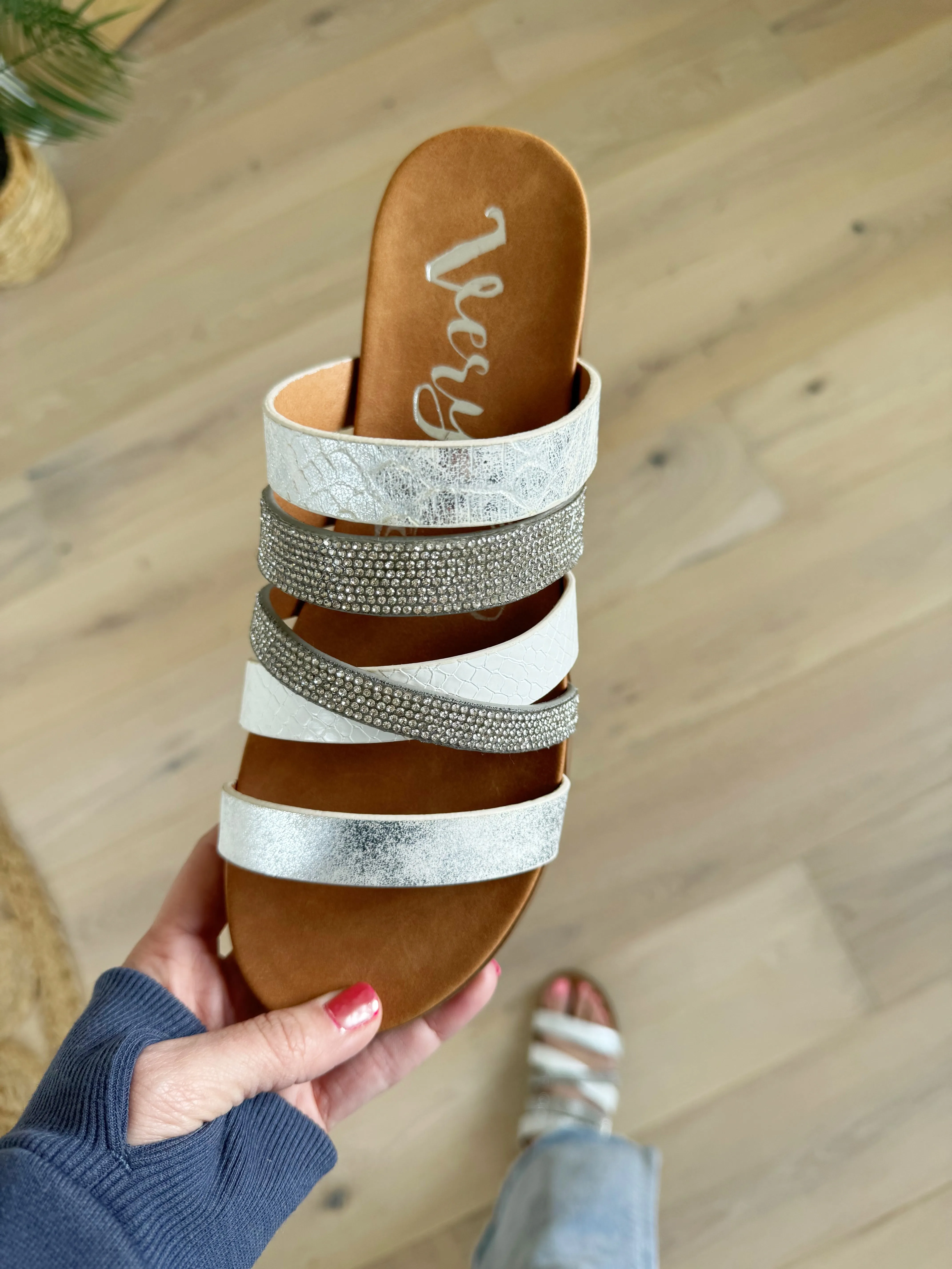 Very G Ginger Sandals in White (SALE)
