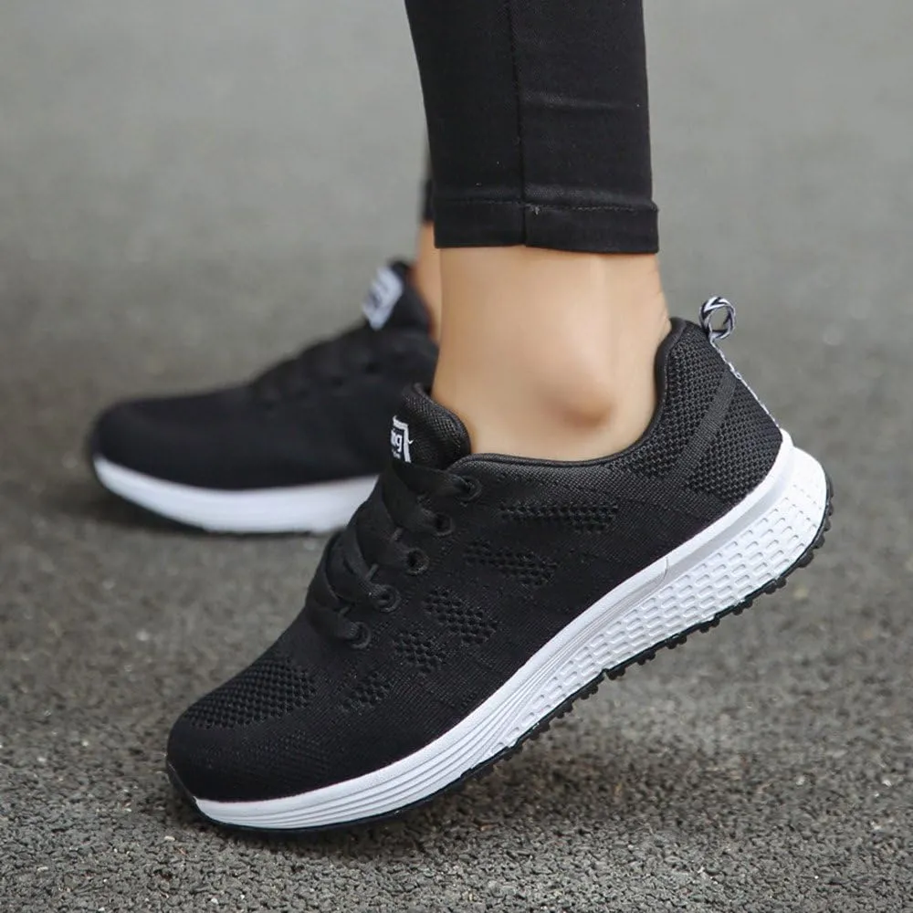 Women's Walking Sock Shoes Elastic Knit Lightweight Mens Dress Shoes Workout Black Casual Shoes Waterproof Sneakers Slip On Tennis Shoe Cross Trainer Shoe